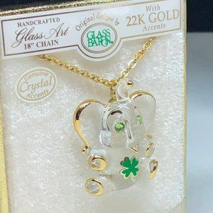 Glass Baron ~ Lucky Elephant Necklace